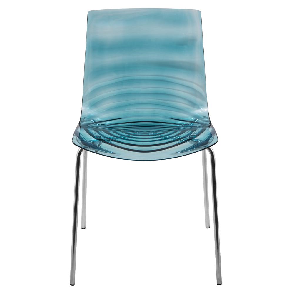 Astor Water Ripple Design Dining Chair. Picture 2