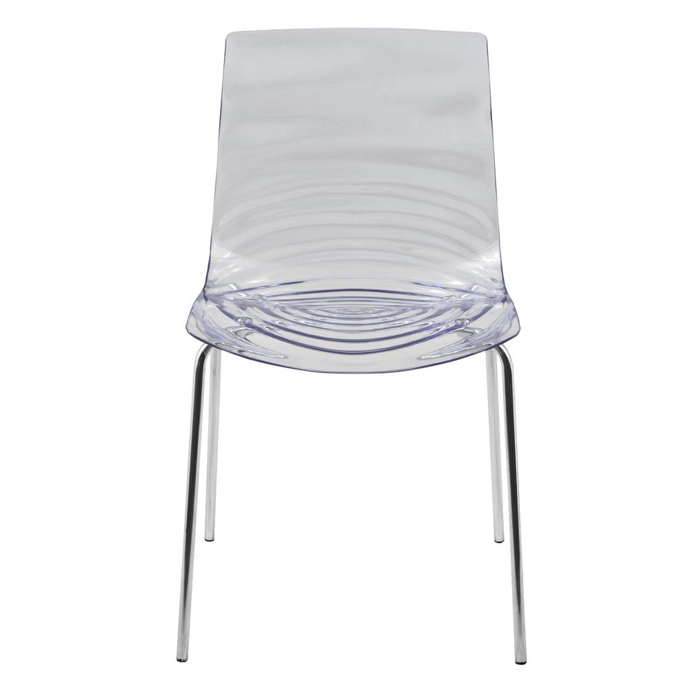 Astor Water Ripple Design Dining Chair Set of 4. Picture 3