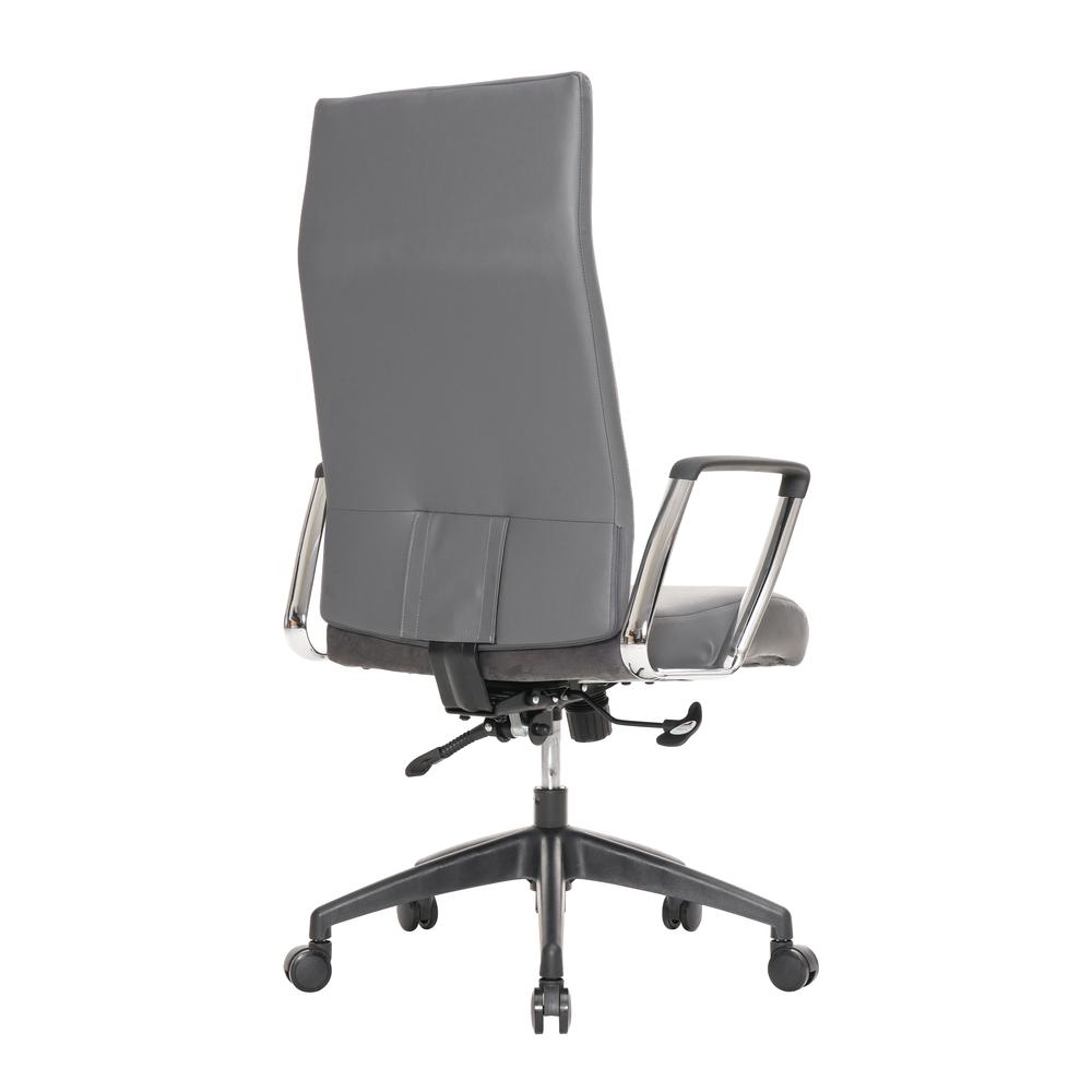 Hilton Modern High-Back Leather Office Chair. Picture 6
