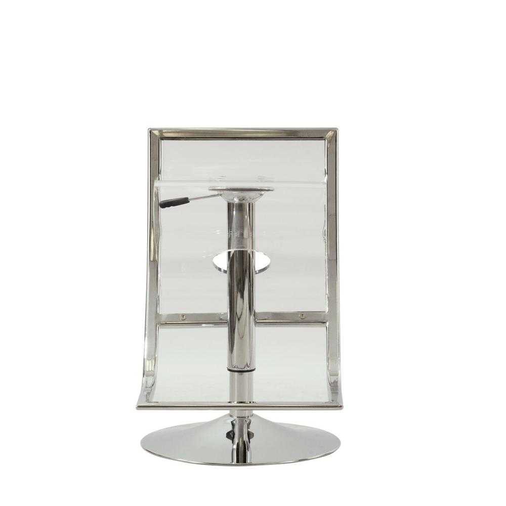 Napoli Transparent Acrylic Bar/Counter Stool. Picture 8