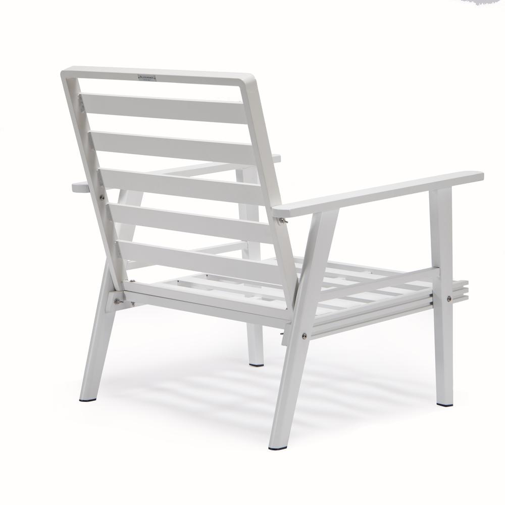 3-Piece Outdoor Patio Set with White Aluminum Frame. Picture 13