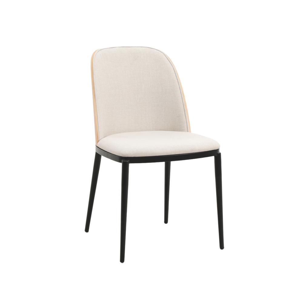 Dining Side Chair with Velvet Seat. Picture 4