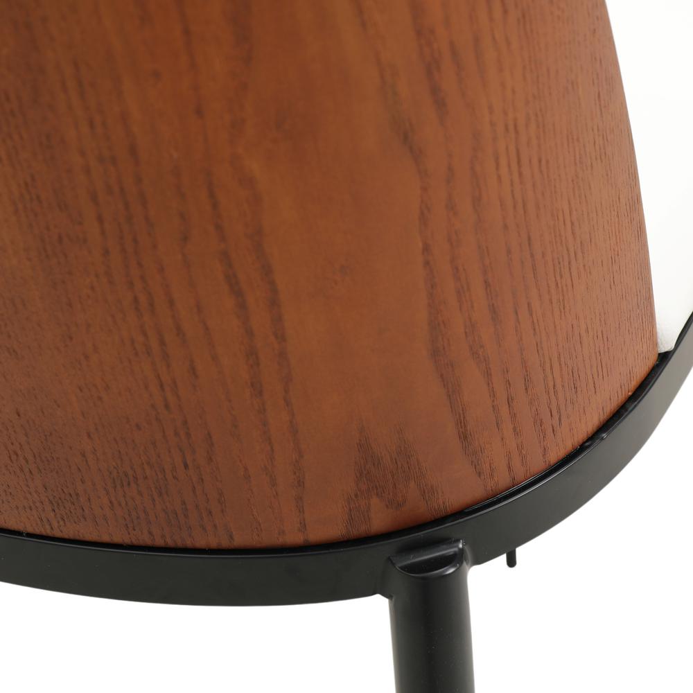 Dining Side Chair with Leather Seat. Picture 7