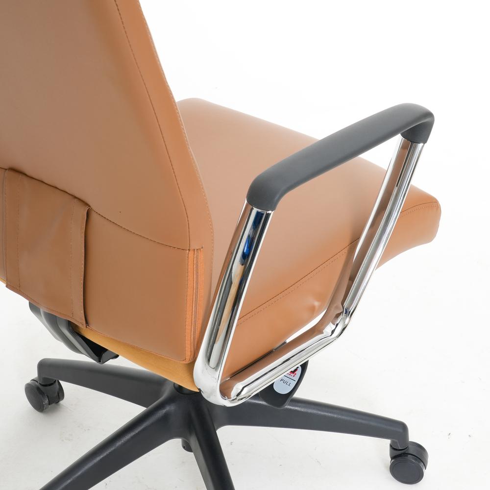 Hilton Modern High-Back Leather Office Chair. Picture 12