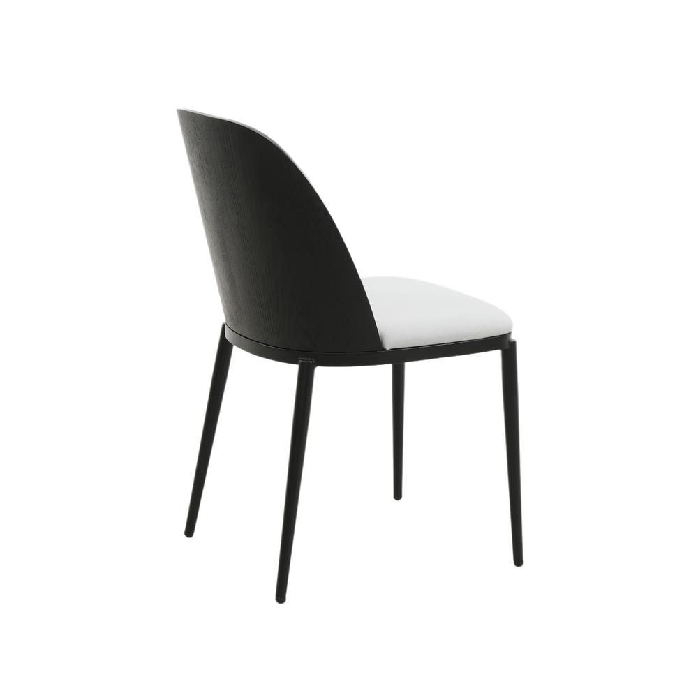 Dining Side Chair with Velvet Seat. Picture 1