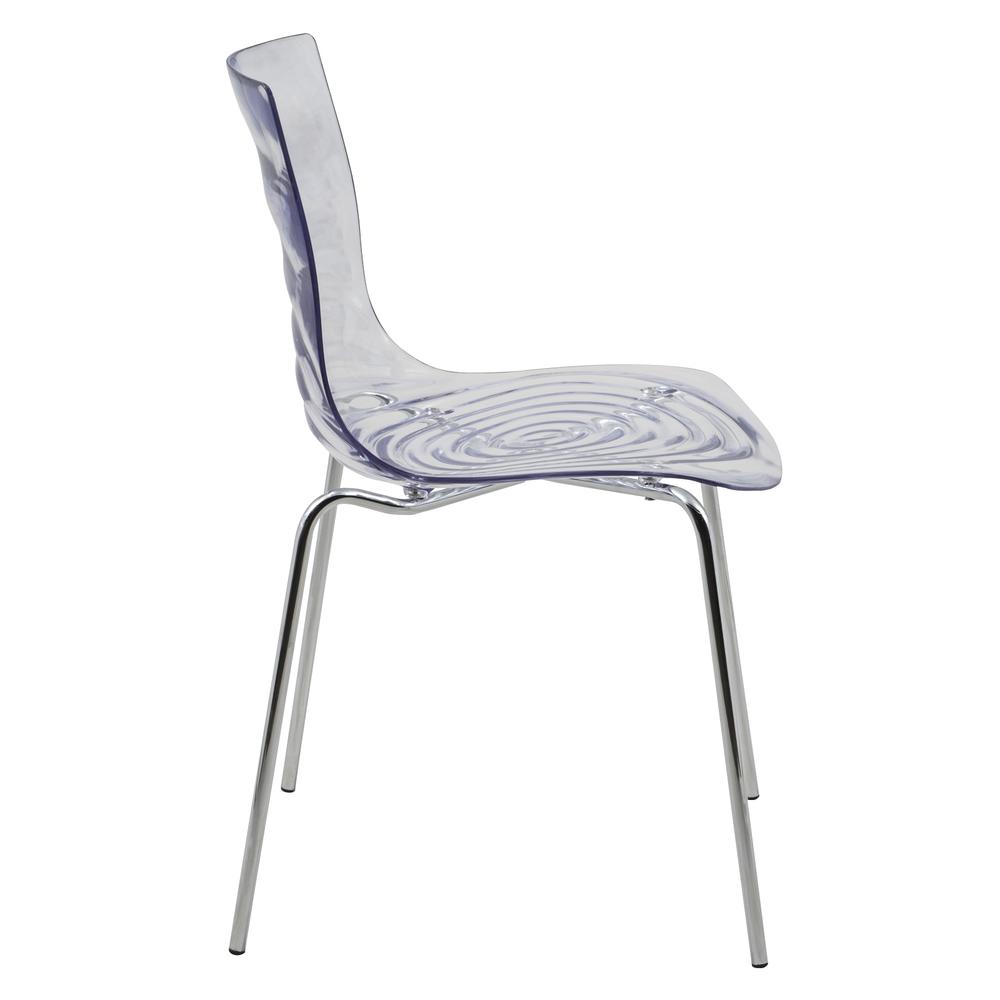 Astor Water Ripple Design Dining Chair. Picture 4