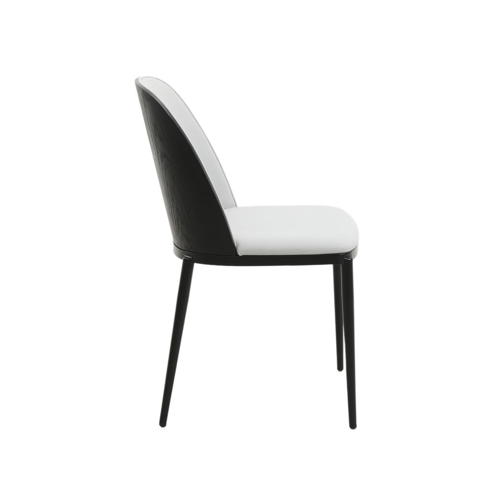 Dining Side Chair with Velvet Seat. Picture 4
