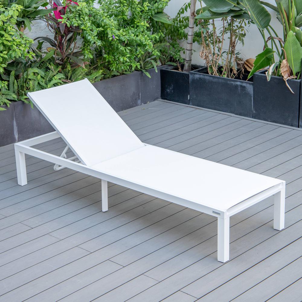 Aluminum Outdoor Patio Chaise Lounge Chair Set of 2. Picture 20