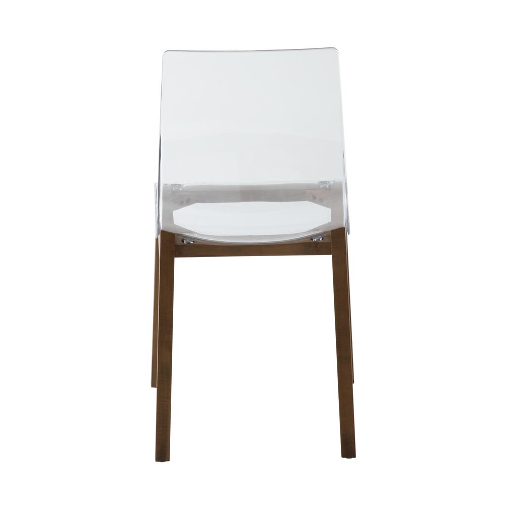 Marsden Modern Dining Side Chair With Beech Wood Legs Set of 4. Picture 6