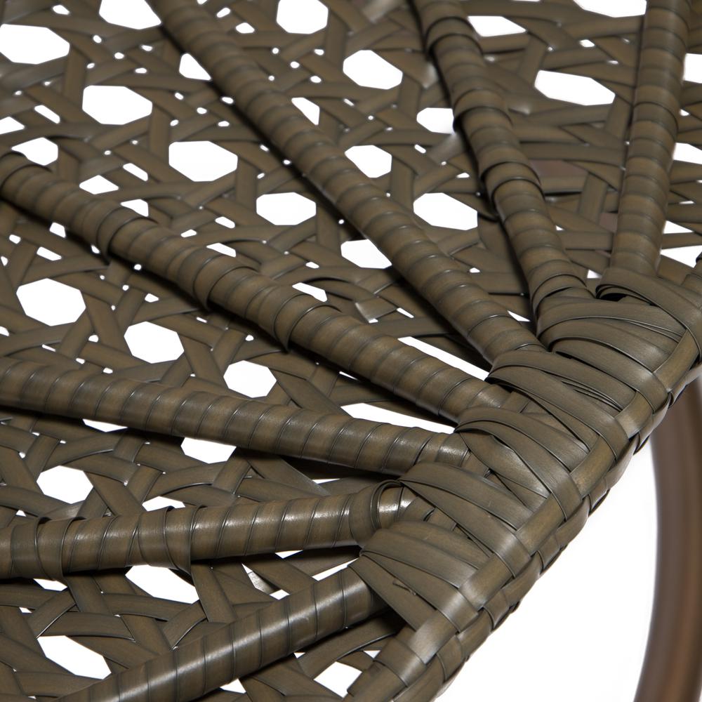 Beige Wicker Hanging Egg Swing Chair. Picture 9