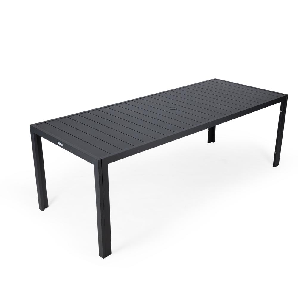 Chelsea Aluminum Outdoor 87" Dining Table. Picture 1