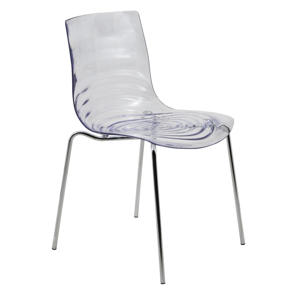 Astor Water Ripple Design Dining Chair. Picture 1