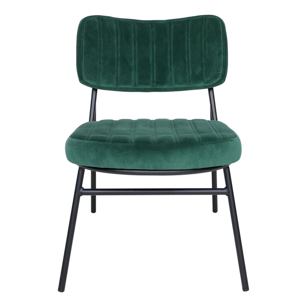 Marilane Velvet Accent Chair With Metal Frame. Picture 6
