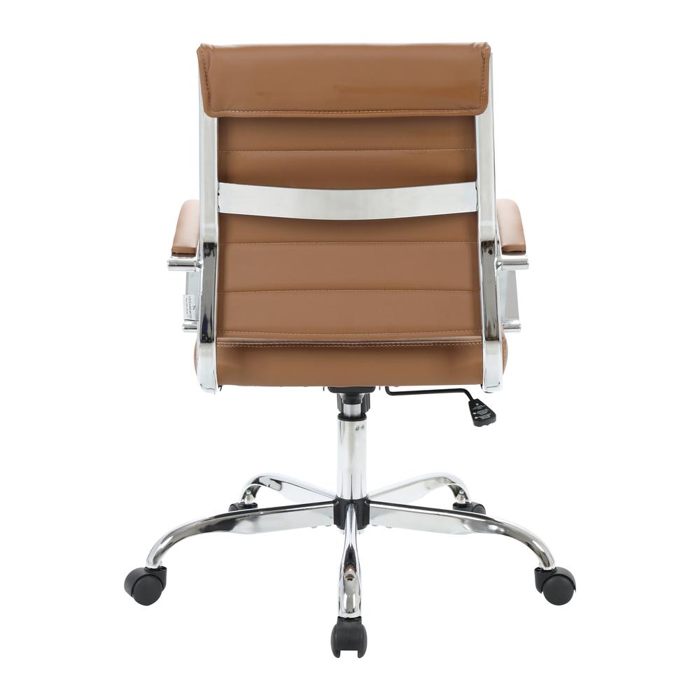 LeisureMod Benmar Leather Office Chair BO19BRL. Picture 5