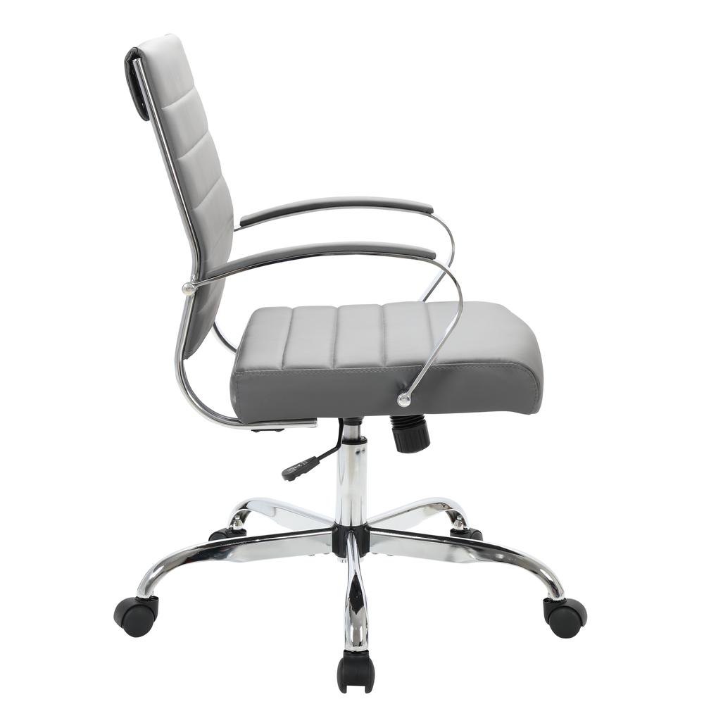 LeisureMod Benmar Leather Office Chair BO19GRL. Picture 3