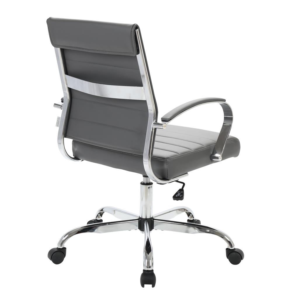 LeisureMod Benmar Leather Office Chair BO19GRL. Picture 4