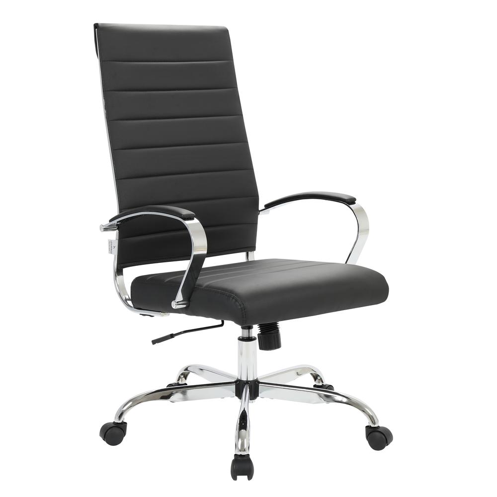 LeisureMod Benmar High-Back Leather Office Chair BOT19BLL. The main picture.