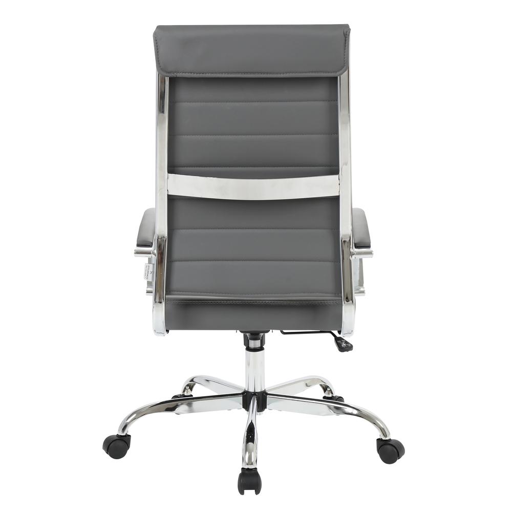 LeisureMod Benmar High-Back Leather Office Chair BOT19GRL. Picture 5
