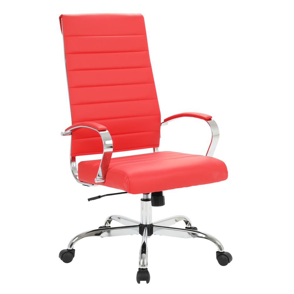 LeisureMod Benmar High-Back Leather Office Chair BOT19RL. The main picture.