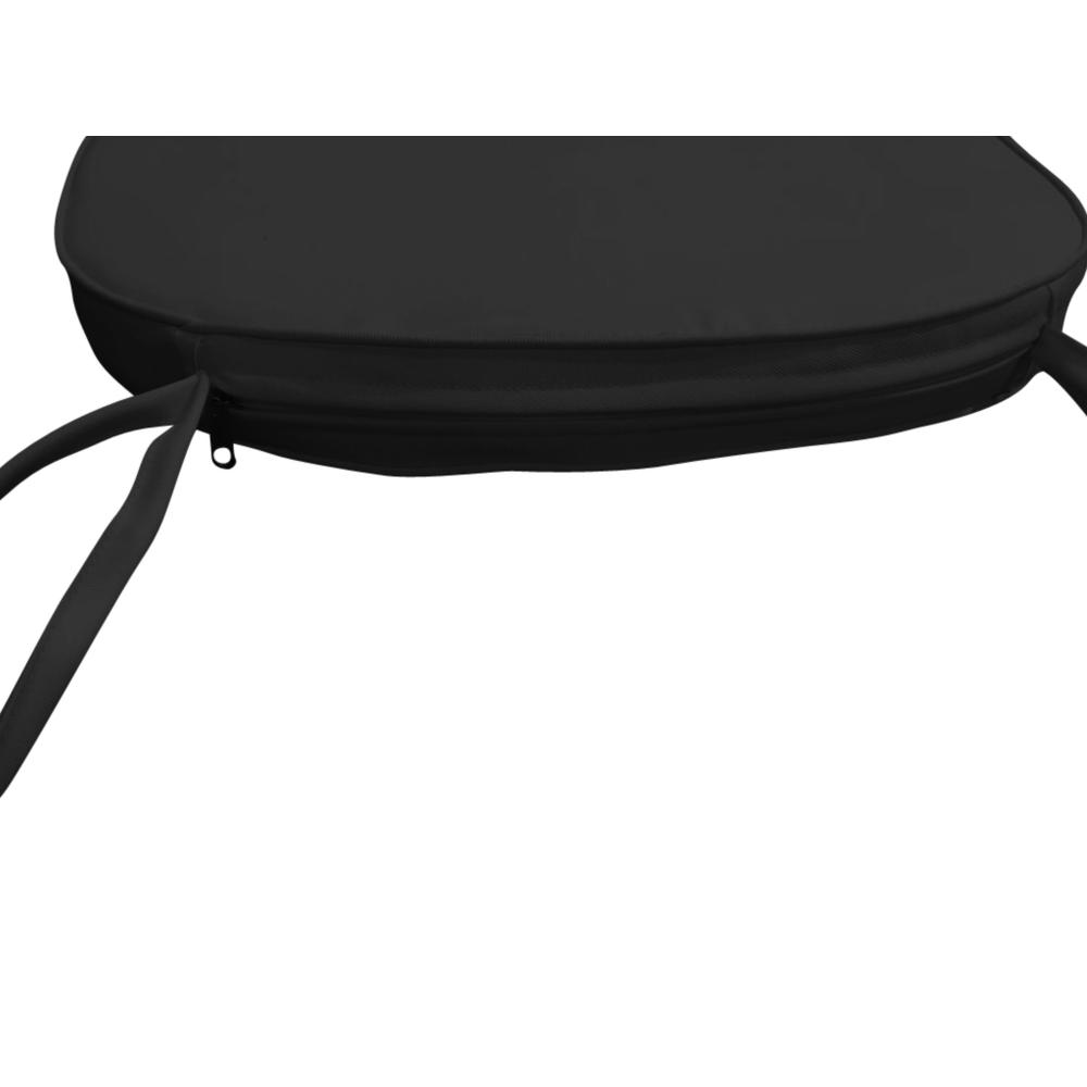 LeisureMod Modern Asbury Dining Chair w/ Chromed Legs AC16BL. Picture 31