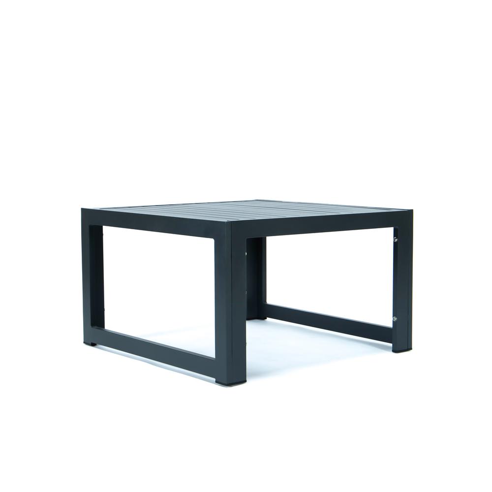 Chelsea Patio Coffee Table With Black Aluminum. Picture 1