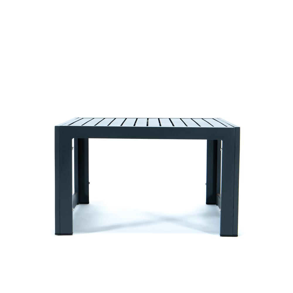 Chelsea Patio Coffee Table With Black Aluminum. Picture 2