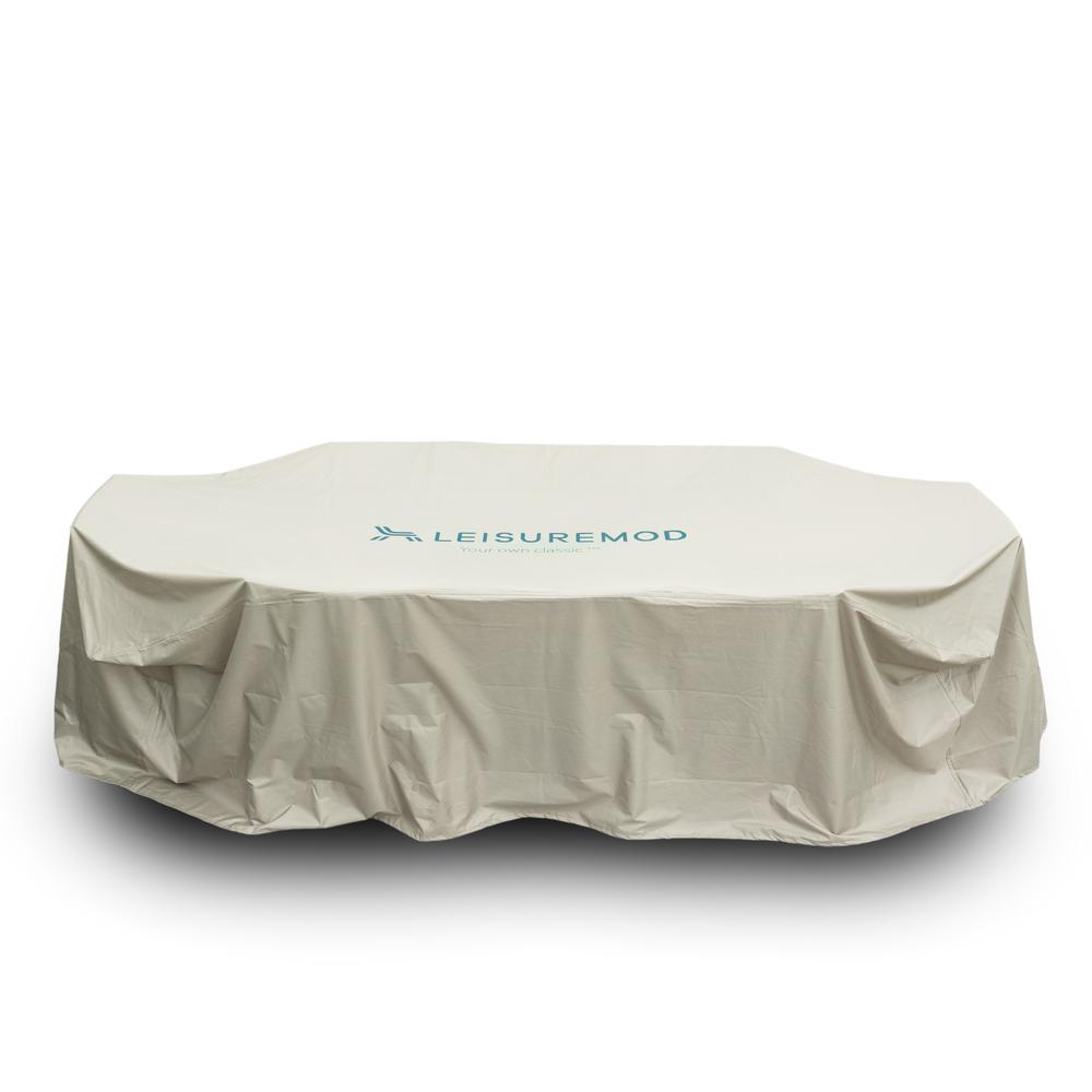 Chelsea Rectangular Outdoor Rain Cover for 87" Patio Dining Table. Picture 2