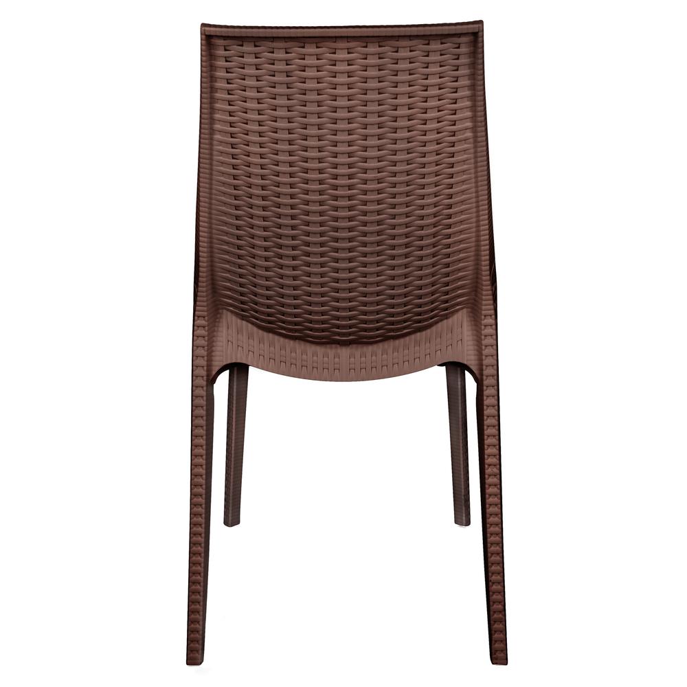 Kent Outdoor Patio Plastic Dining Chair. Picture 5