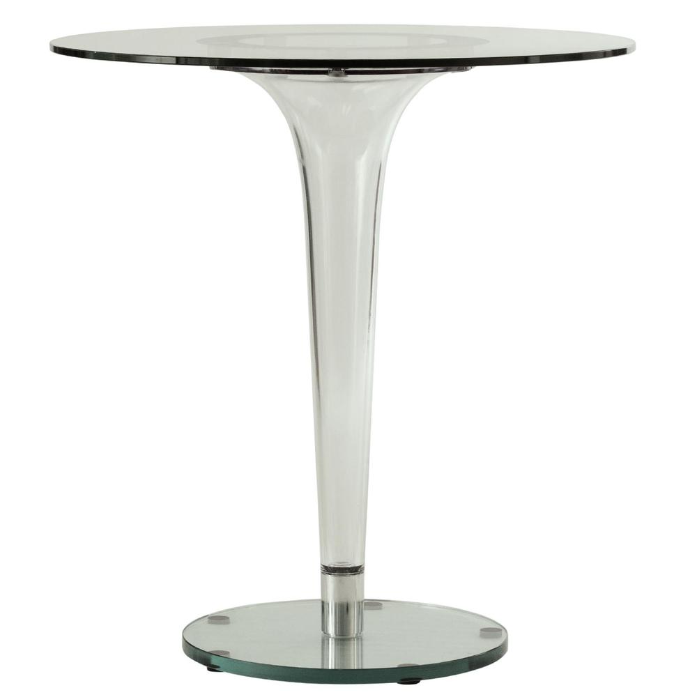 Lonia Modern Glass Dining Table. Picture 2