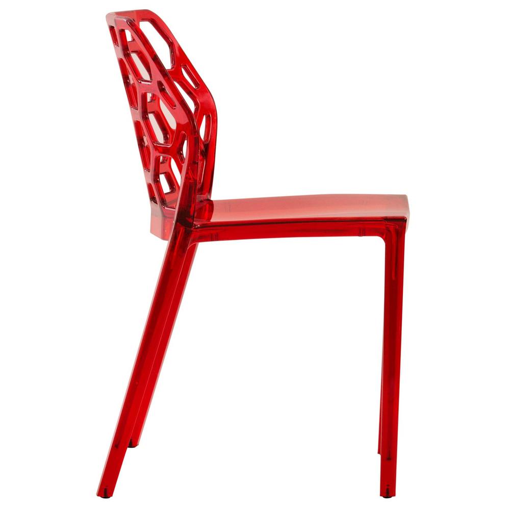LeisureMod Modern Dynamic Dining Chair DC19TR. Picture 3