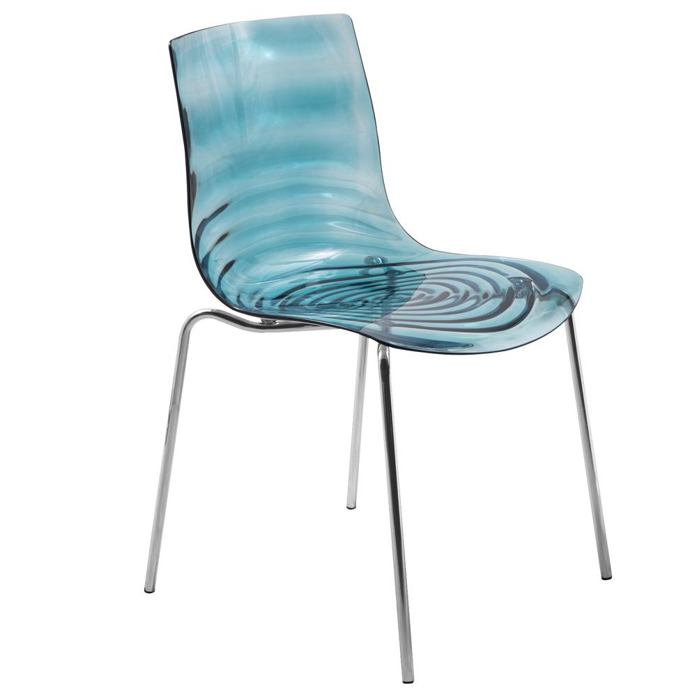Astor Water Ripple Design Dining Chair. Picture 1