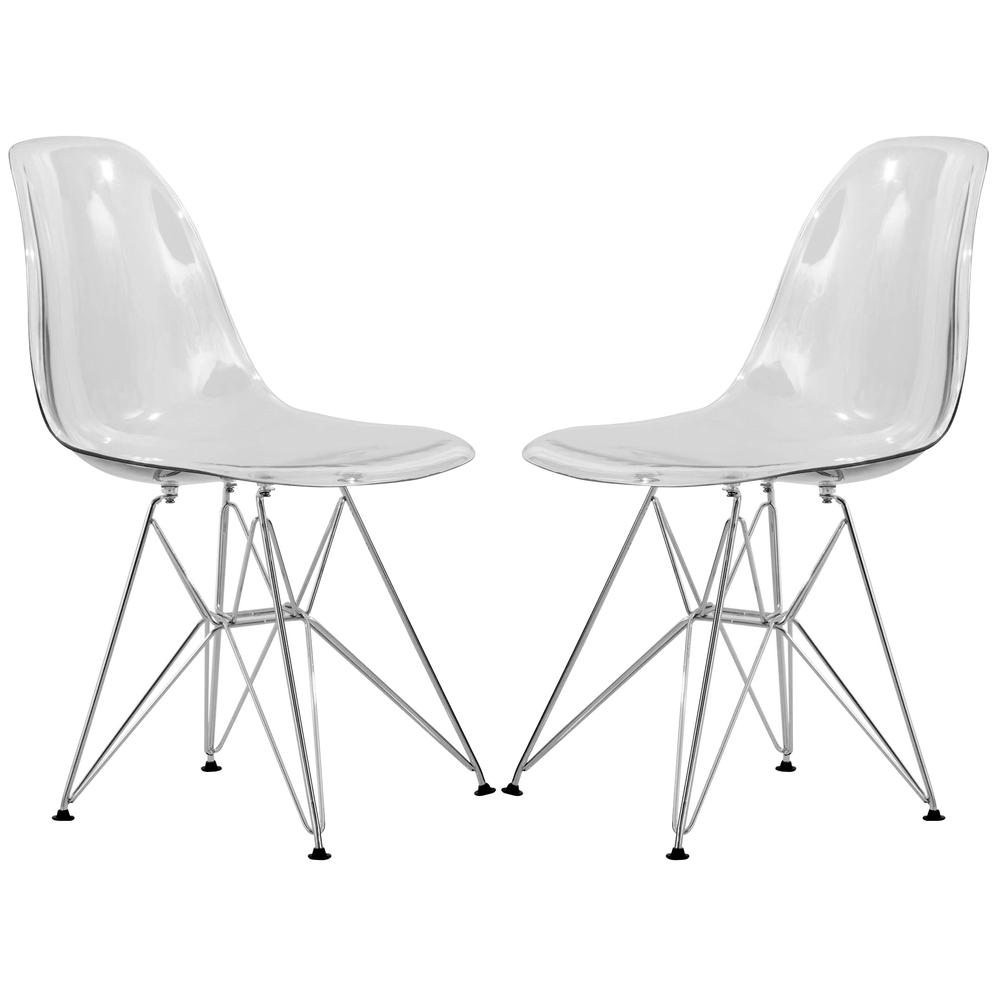 Cresco Molded Eiffel Side Chair, Set of 2. Picture 1