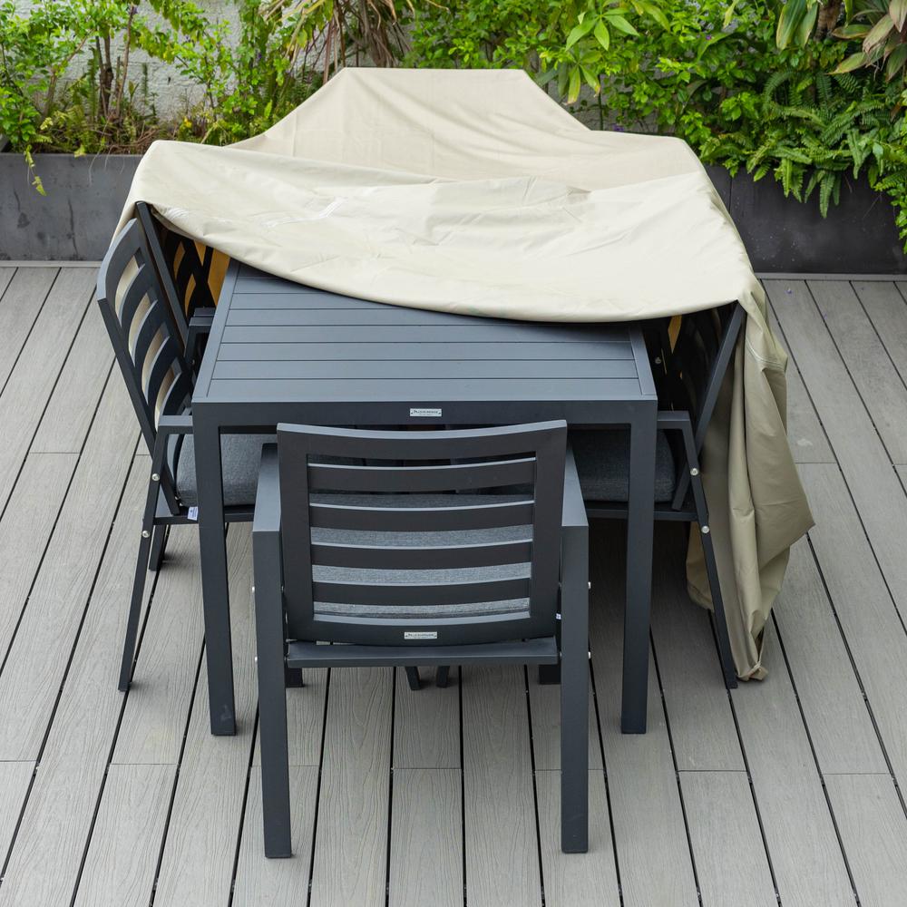 Chelsea Rectangular Outdoor Rain Cover for 63" Patio Dining Table. Picture 7