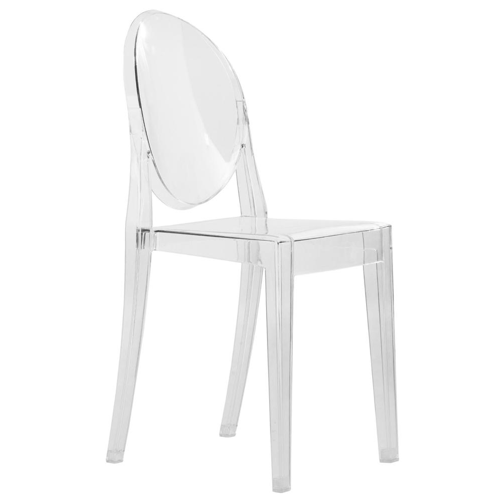 Marion Transparent Acrylic Modern Chair. Picture 1