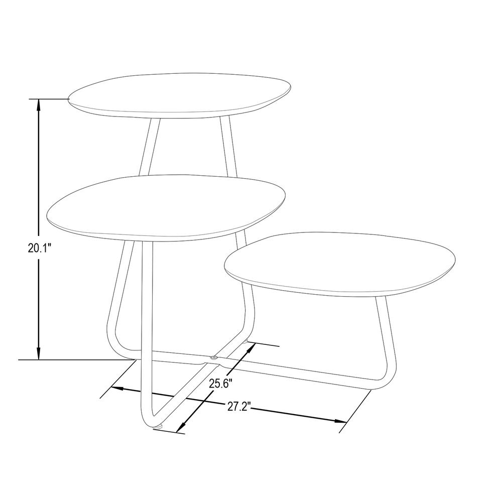 Hazelton Multi-Top End Tables with Manufactured Wood Top. Picture 2