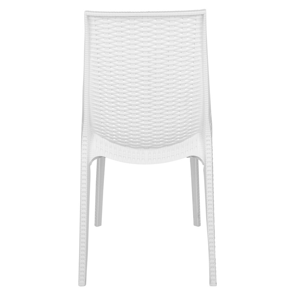 Kent Outdoor Dining Set With 2 Chairs in White. Picture 10