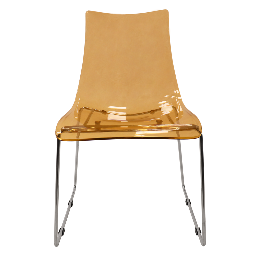 Lima Modern Acrylic Chair, Set of 4. Picture 2