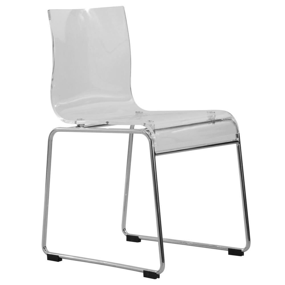Lima Modern Acrylic Chair. Picture 1