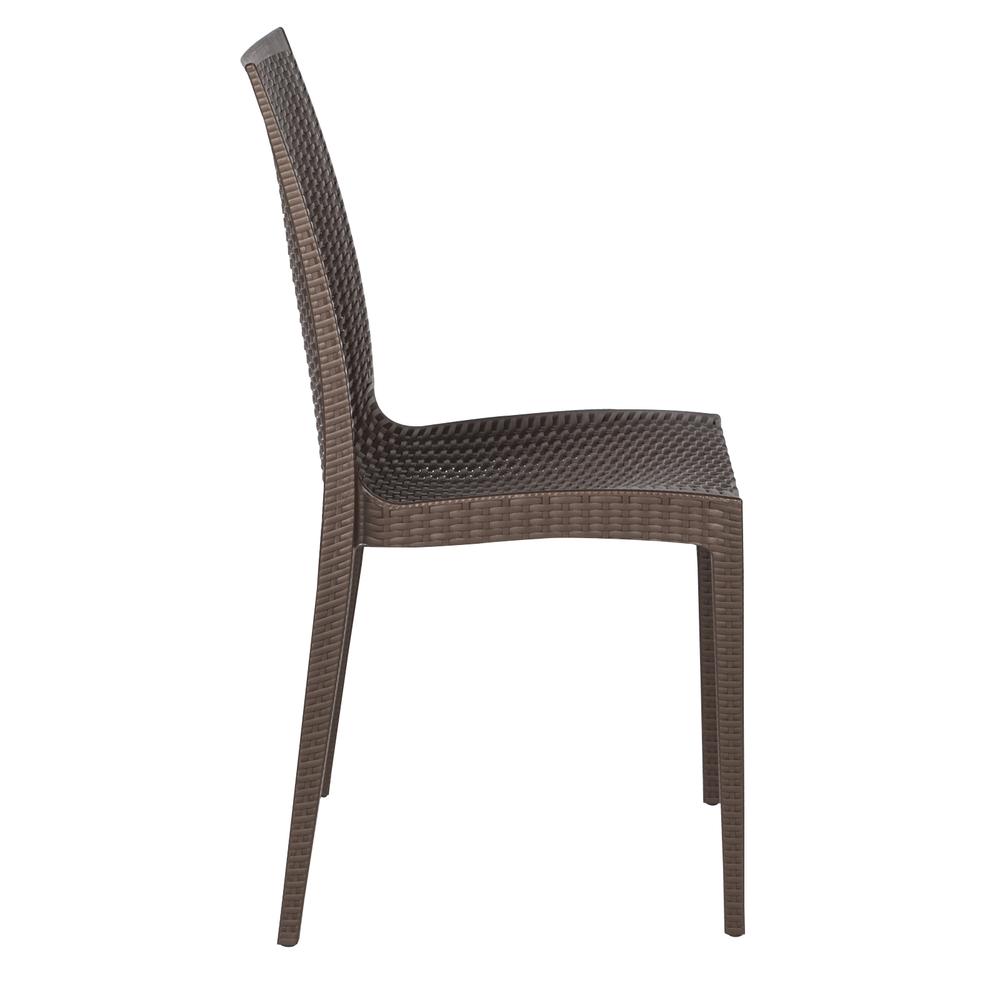 Weave Mace Indoor/Outdoor Dining Chair (Armless). Picture 5