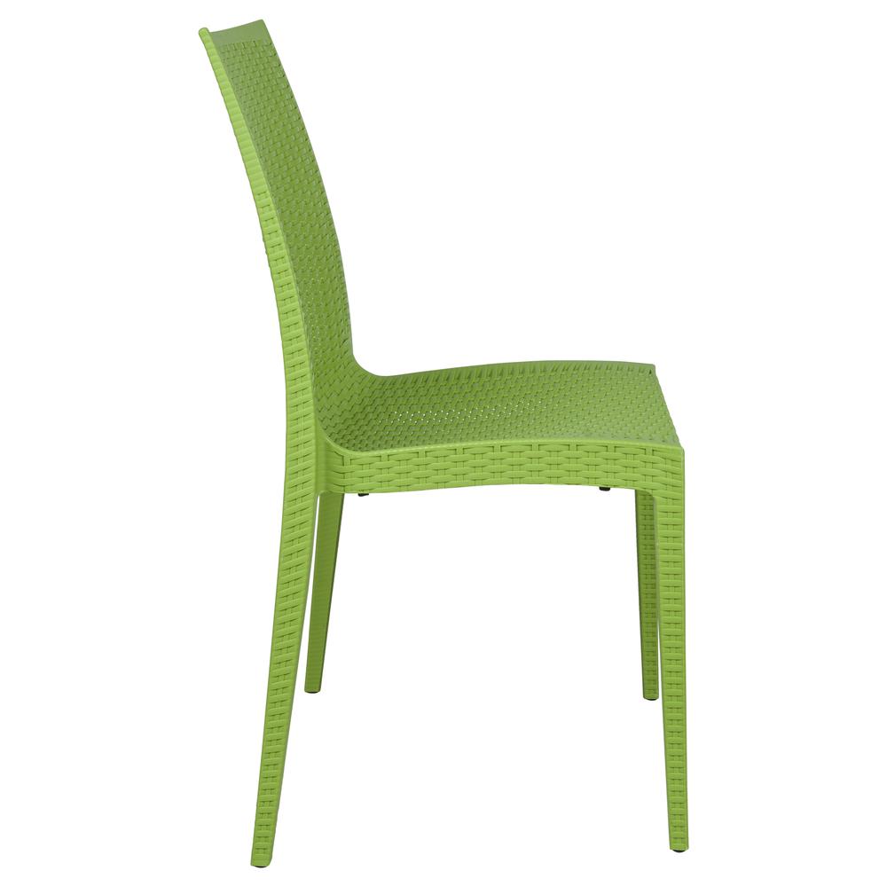 Weave Mace Indoor/Outdoor Dining Chair (Armless). Picture 4