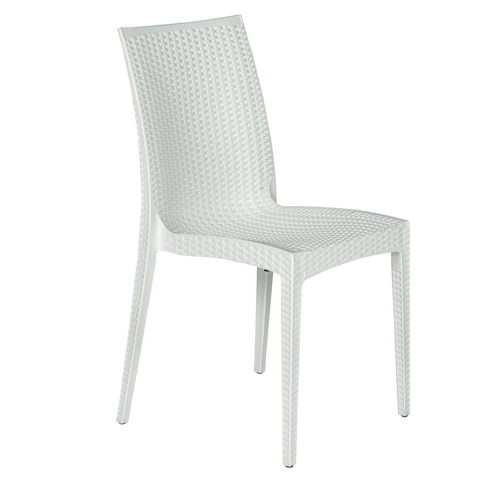 Weave Mace Indoor/Outdoor Dining Chair (Armless). Picture 1