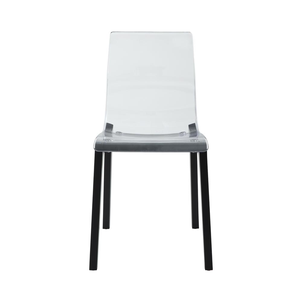 Marsden Modern Dining Side Chair With Beech Wood Legs. Picture 2