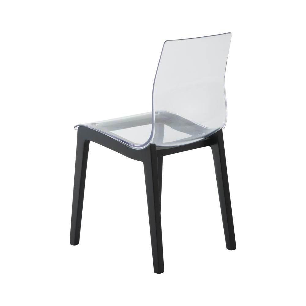 Marsden Modern Dining Side Chair With Beech Wood Legs. Picture 3