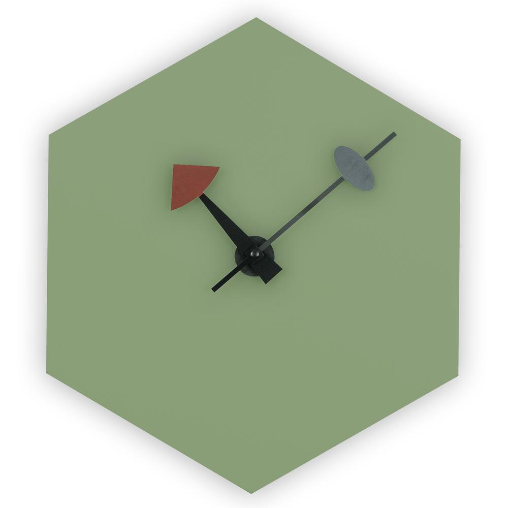 Manchester Modern Design Hexagon Shaped Silent Non-Ticking Wall Clock. Picture 1