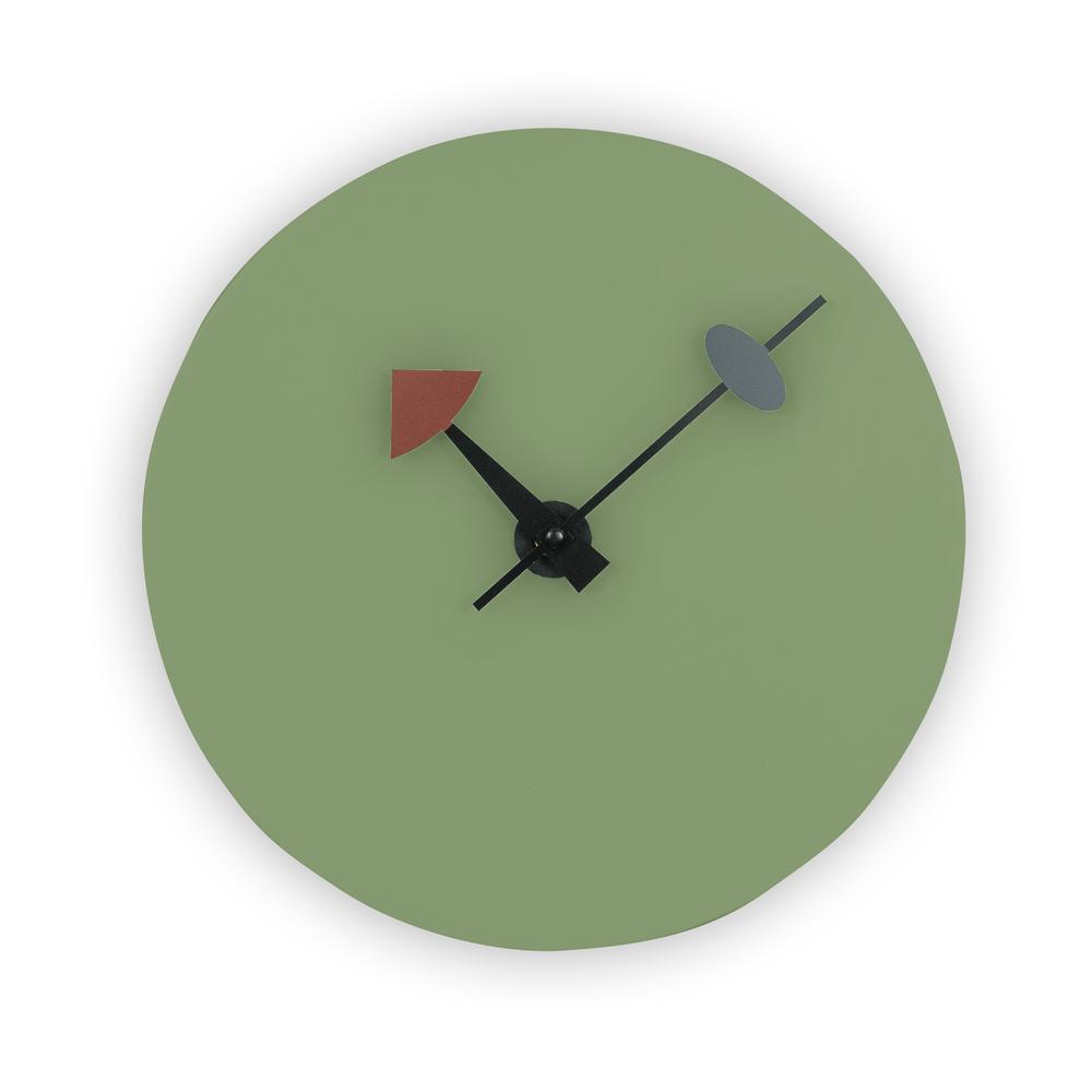LeisureMod Manchester Modern Classy Design Round Silent Non-Ticking Wall Clock MCLR11MT. The main picture.