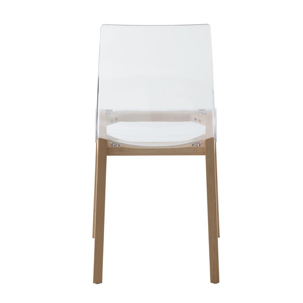 Marsden Modern Dining Side Chair With Beech Wood Legs. Picture 7