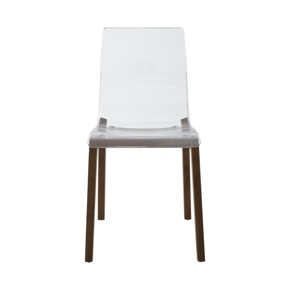 Marsden Modern Dining Side Chair With Beech Wood Legs. Picture 4