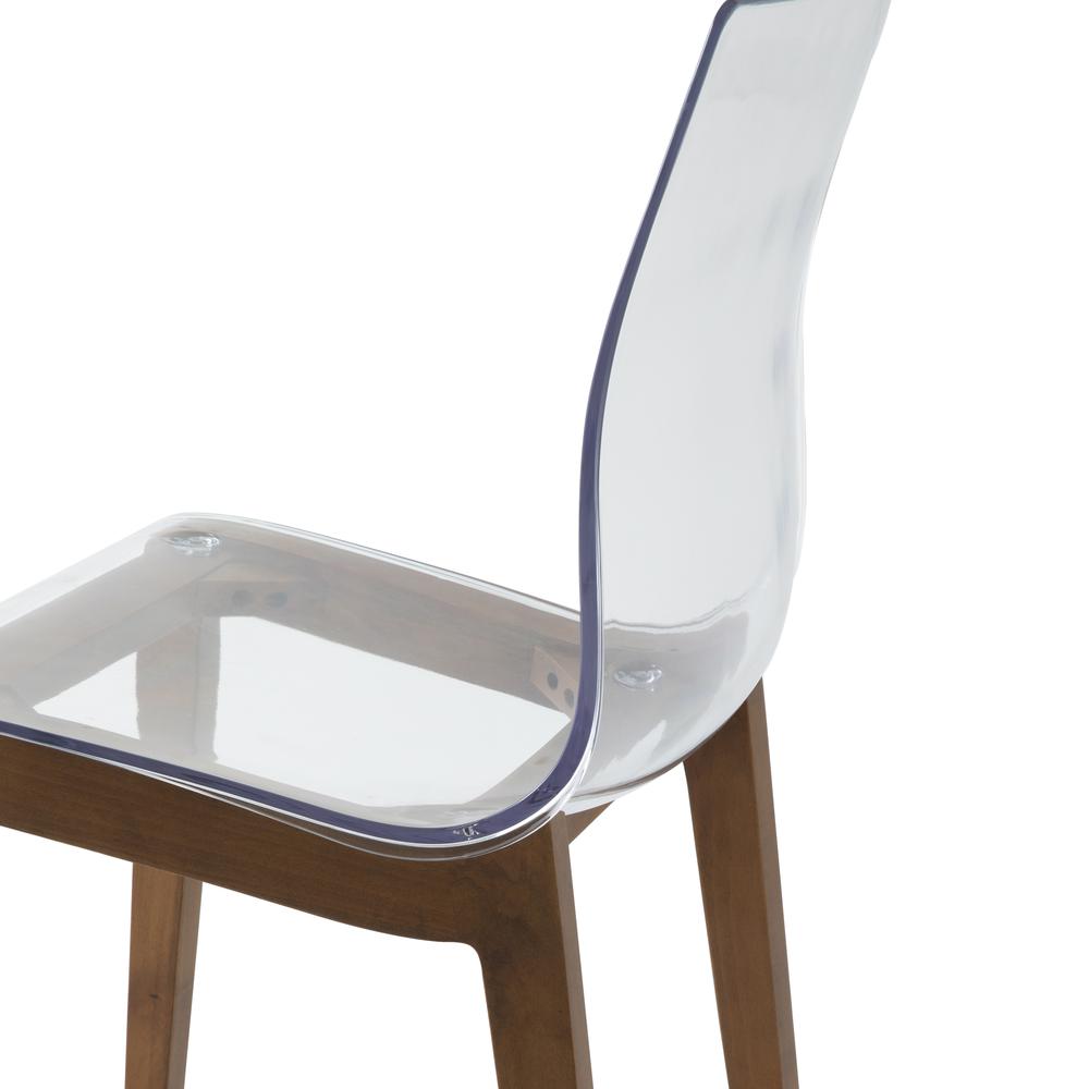 Marsden Modern Dining Side Chair With Beech Wood Legs. Picture 10