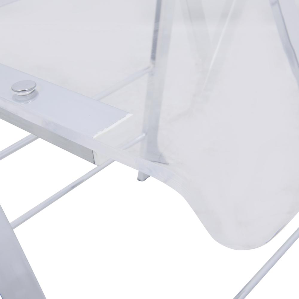 Menno Modern Acrylic Folding Chair. Picture 8