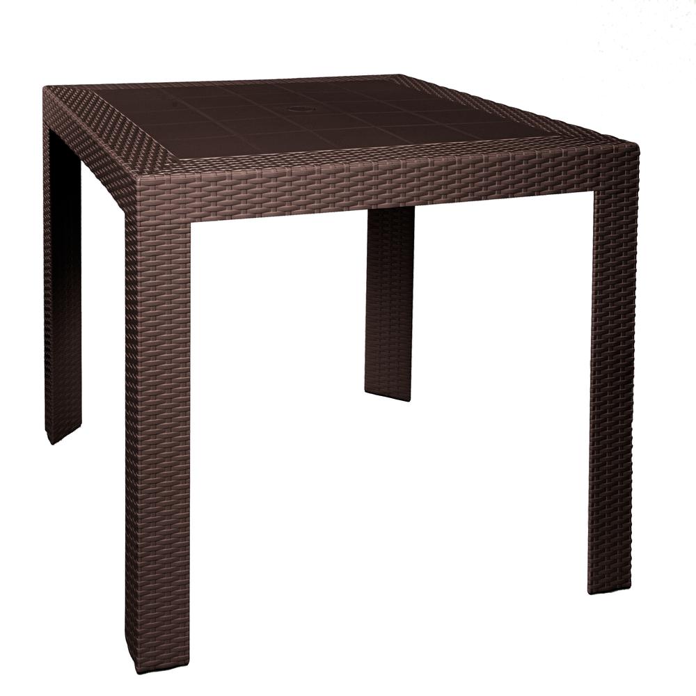 Mace Weave Design Outdoor Dining Table. Picture 1